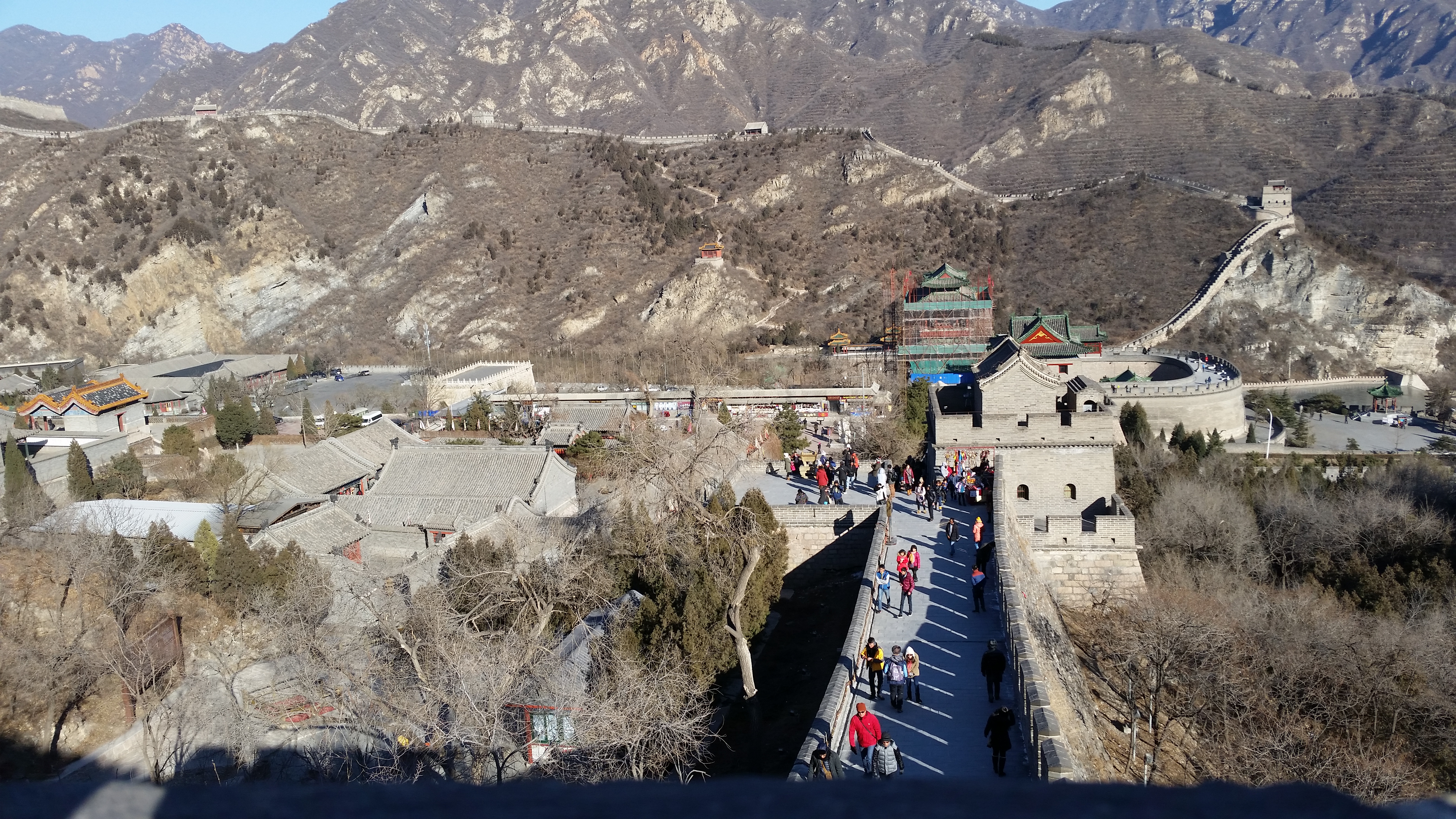 The Great Wall in China.