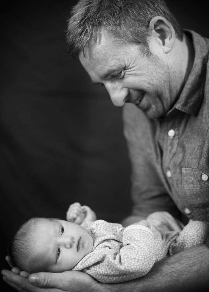 Father and Newborn Daughter